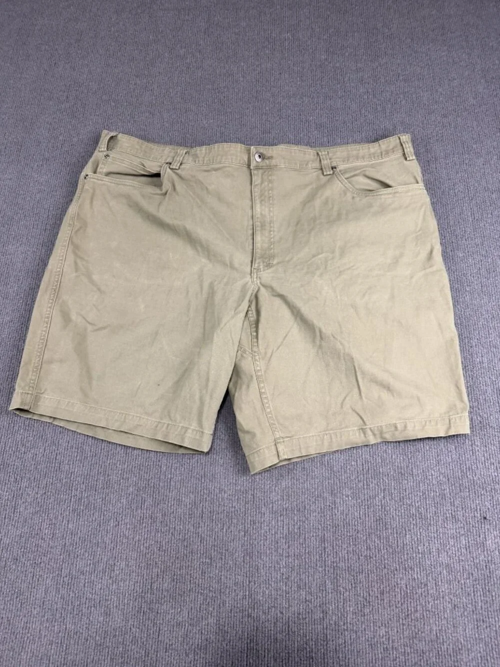 Duluth Trading Flex Ballroom Khaki Shorts Mens Size 48 Beige